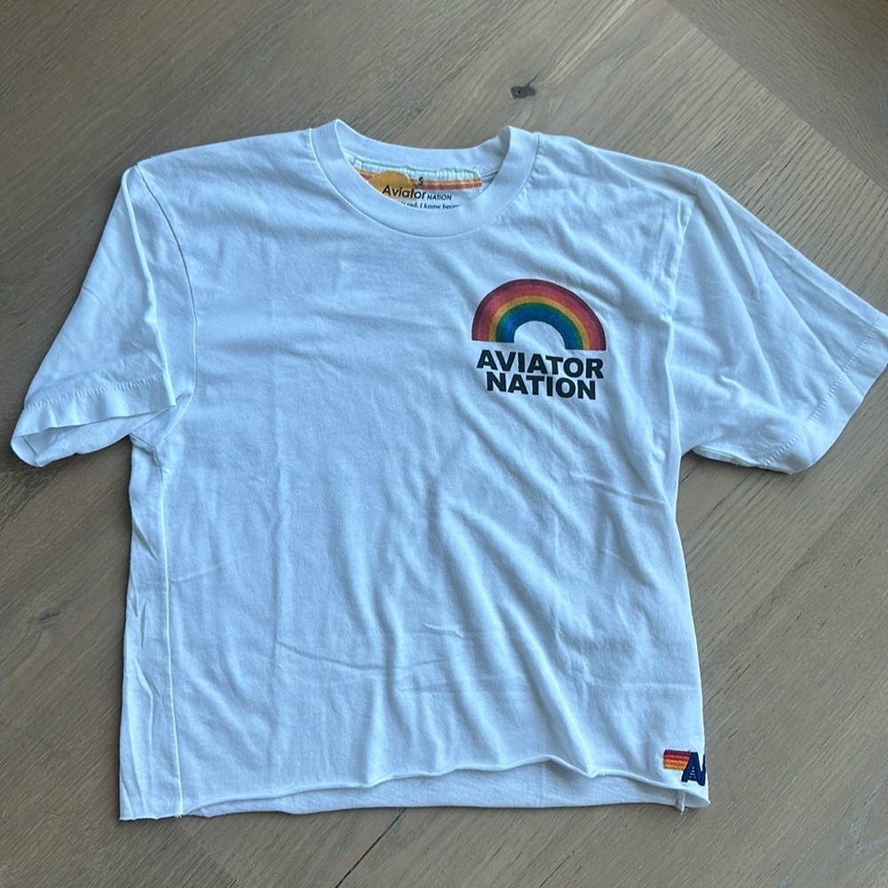 Aviator Nation t-shirt white